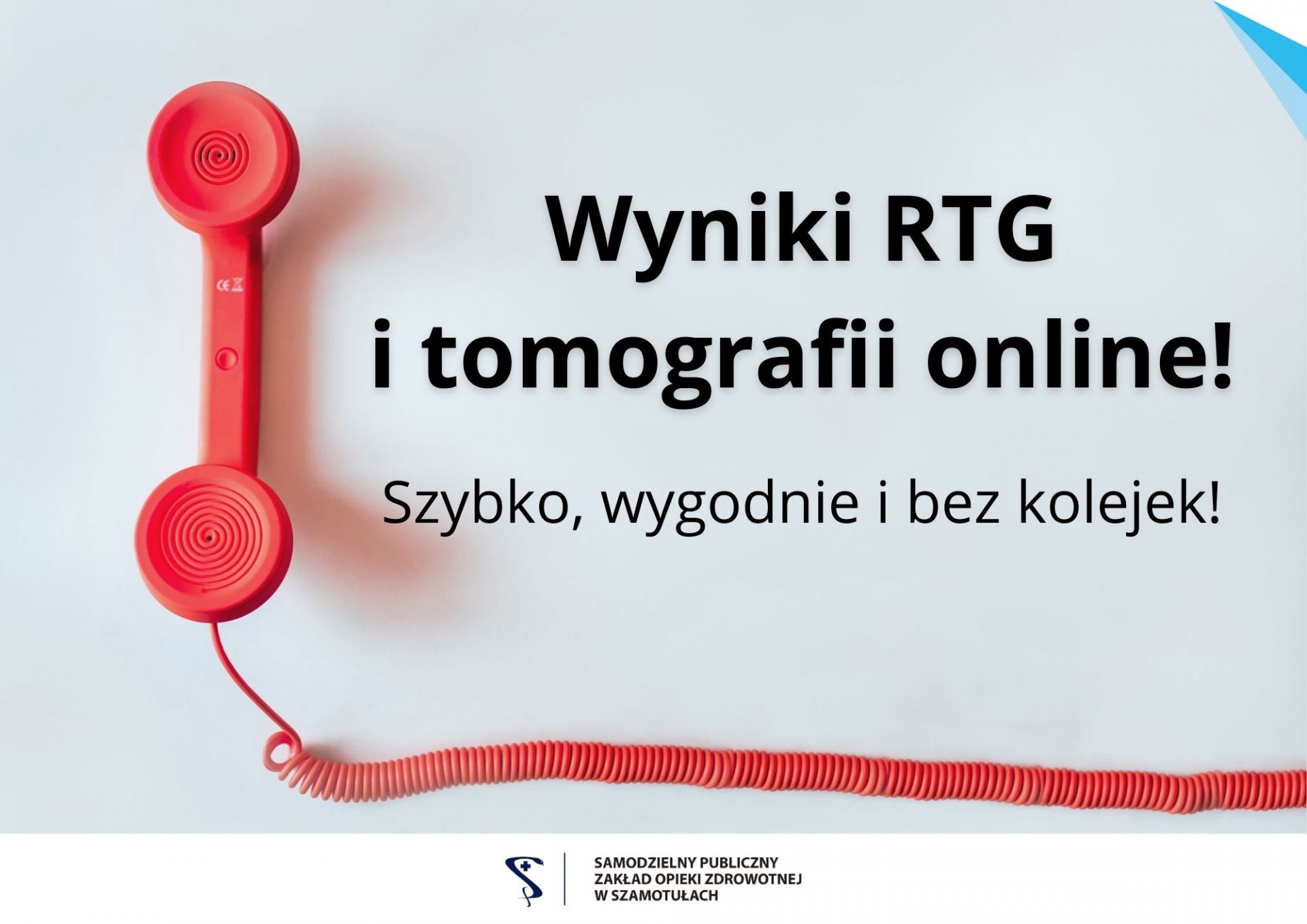 Opisy badań RTG i tomografii możliwe do odbioru przez Internet